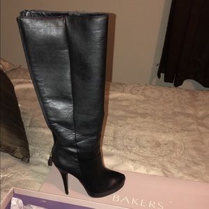 Bakers Knee High Heeled Boots- NEVER WORN